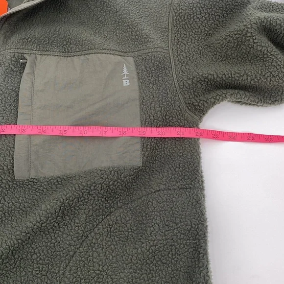 Bass Outdoors Women’s Green Coastal Sherpa Fleece Jacket Size XS - Picture 9 of 10